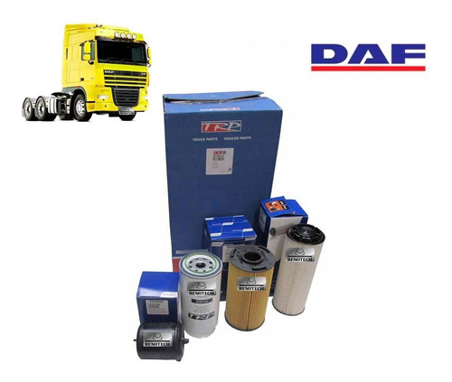 Kit Filtro Oleo Ar E Combustivel Daf Xf 105 460 530 2234788