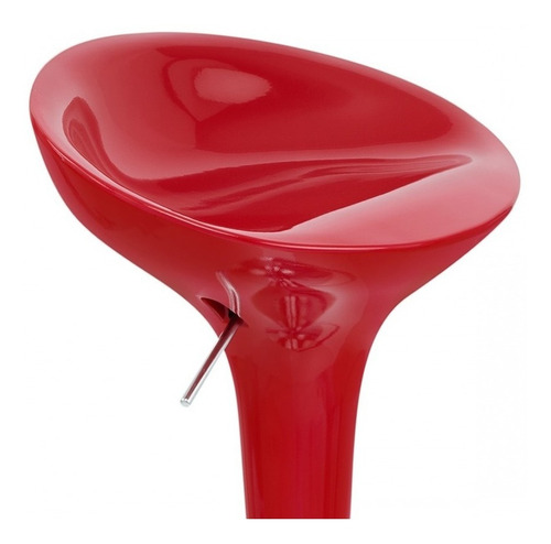 Sillas Altas X2 Banqueta Desayunador Taburete Barra Cocina Estructura De La Silla Rojo Asiento $$$ Diseño De La Tela Aquacel