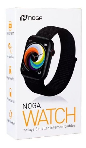 Imagen 4 de 4 de Smart Watch Noga Ng-sw11s Malla Nylon