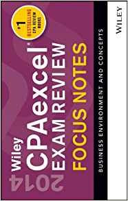 Wiley Cpaexcel Exam Review 2014 Focus Notes Business Environ