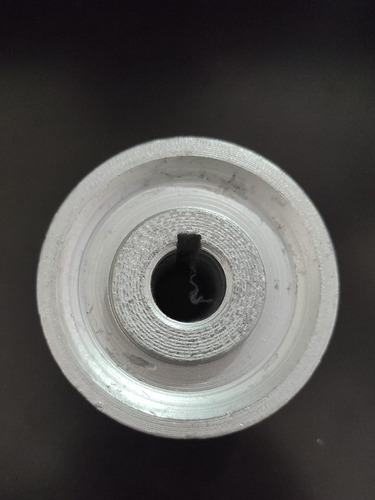 (   2  ) Poleas De Aluminio  5/8 En B 2 1/2 Pulgadas 