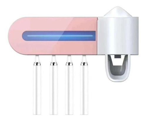 Dispensador Crema Dental Con Luz Uv Esteriliza Cepillos