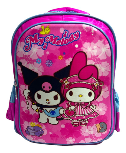 Mochila Kuromi My Melody Anime Unica Divertida + Primaria !!