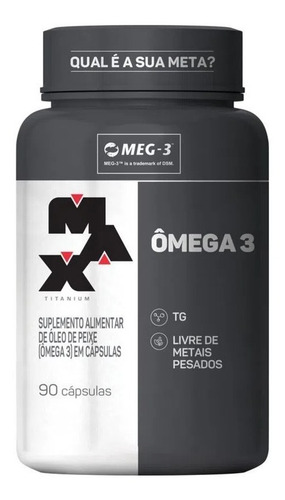 Omega 3 (90cáps) - Max Titanium