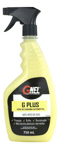 Cera Liquida Automotiva Cristalizadora Carnauba Plus - 750ml