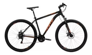 Mountain bike GW Scorpion R29 21v frenos de disco mecánico cambios Top pull color negro/naranja