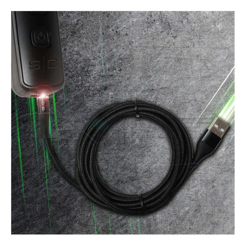 Cable De Carga Usb-c Magnetico Stylecraft Color Negro