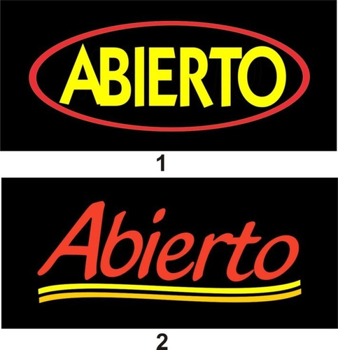 Imagen 3 de 7 de Avisos Luminosos Led De Abierto