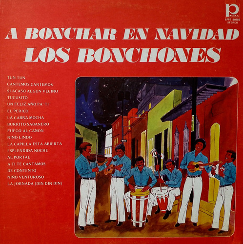 Disco Lp - Los Bonchones / A Bonchar En Navidad. Album