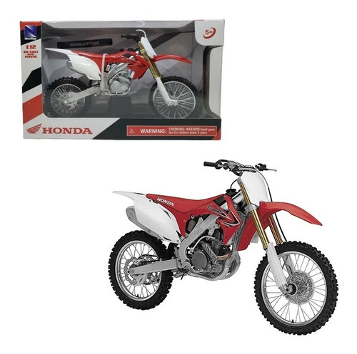 Honda Crf250r  Motocross Escala 1:12 New Ray 