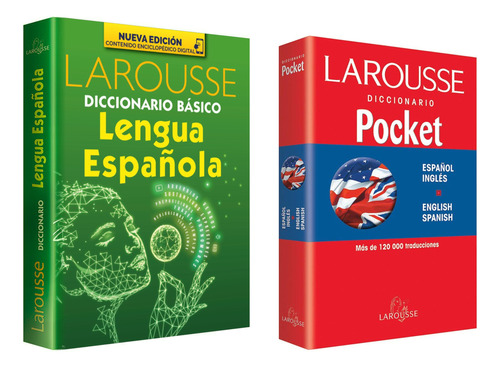 Diccionario Secundaria Español + Inglés Pocket - Larousse
