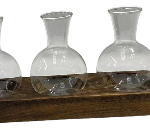 Jarrones De Hidropónicas, Macetero De Cristal Moderno Con