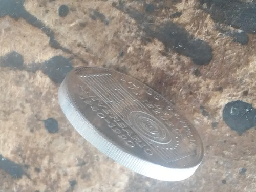 Moneda De Plata. 50 Bolívares. 50 Años Del Bcv (1940-1990 (Usado)