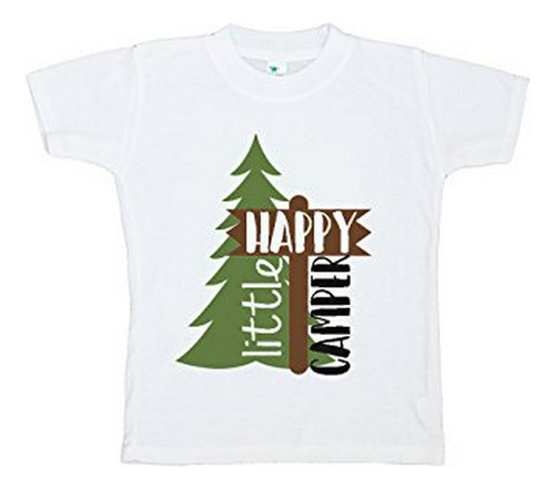 Custom Party Shop Camiseta Para Niños Happy Camper Outdoors