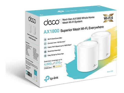 Deco X20 Pack De 2 Mesh Tp Link Ac1800 Wifi System 