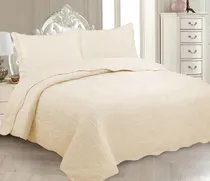 Comprar Kit Colcha Matelada 280x260 Cm King 3pç Jazmini Cobre Leito Bouti Jogo De Cama Kit Conjunto King Size Box Marfim Fresco