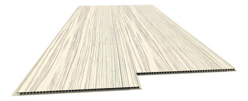Cielorraso Pvc Cor Bege 6m Revestimiento Lambriz - Smf