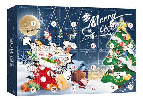 monshop Calendario De Adviento De Navidad 2021 Calendario De Cuenta Regresiva De Navidad Cuenta Atrás Calendario Caja Niños Y Niñas