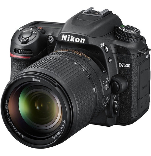 Cámara Nikon D7500 Con Lente 18-140mm Ed Vr
