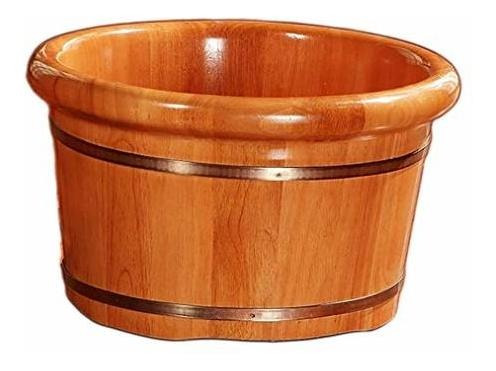 Cubo De Madera Para Sauna Y Spa, Baño De Pies Lavamanos.