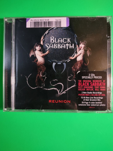 Black Sabbath - Reunion (2cd Álbum, 1998, E U A) 