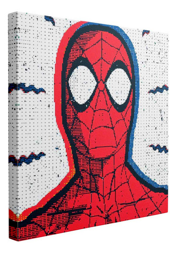 Cuadro Spiderman En Estilo De Cómic Retro Clásico 100x100