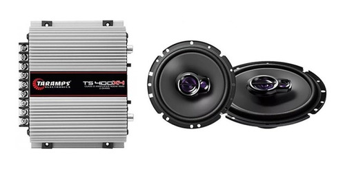 Módulo Ts400 400w Rms 4canais 2ohms +  Falante 6pol Ts1760br