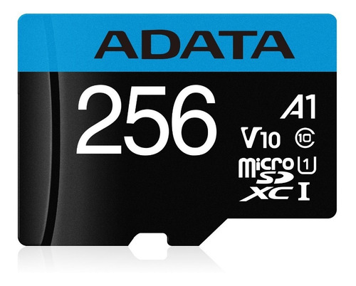 Imagen 2 de 3 de Memoria Micro Sd Adata 256gb Con Adaptador Sd Clase 10