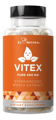 Vitex Pure 400 Mg De Casteberry  Apoyo Natural Del Sndrome P