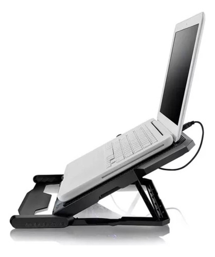 Suporte Para Notebook Com Cooler Multilaser Ac282 Preto Azul