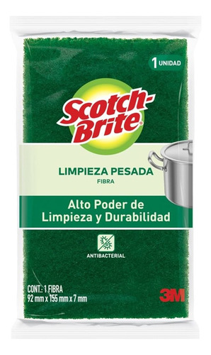 3m Scotch-bride Fibra Verde Grande