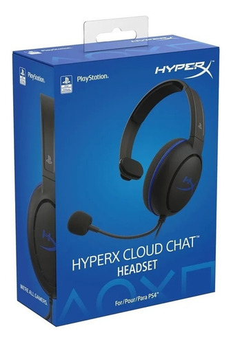 Imagen 5 de 5 de Auriculares Headset Gamer Hyperx Cloud Chat Para Ps4 Oficial