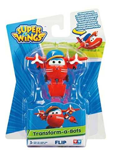 Super Wings, Transform A Bots, Flip, Mini Figura