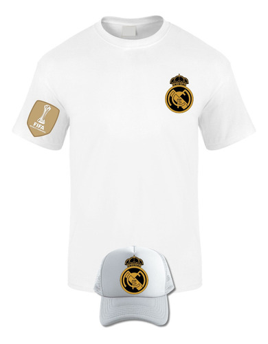 Camiseta Manga Corta Real Madrid Especial Ed Obsequio Gorra 