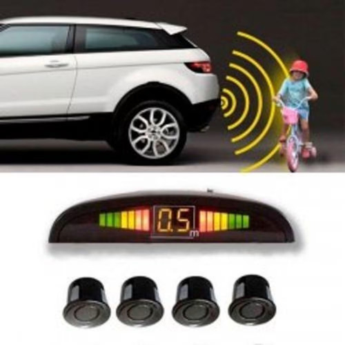 Sensor De Estacionamento Universal 4 Pontos 22mm C/display