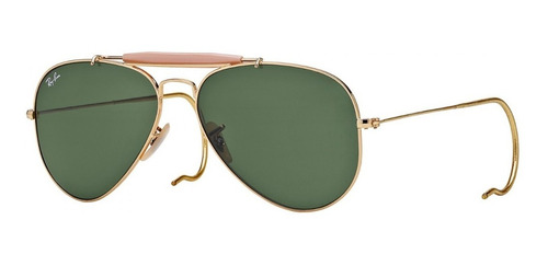 Lentes Para Sol Ray-ban Genuinos Rb3030 Cola De Rata Dorado