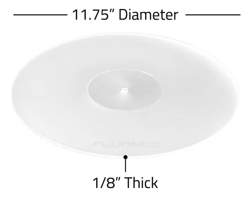 Fluance Tapete Acrílico Para Platos Giratorios, Reduce Las.