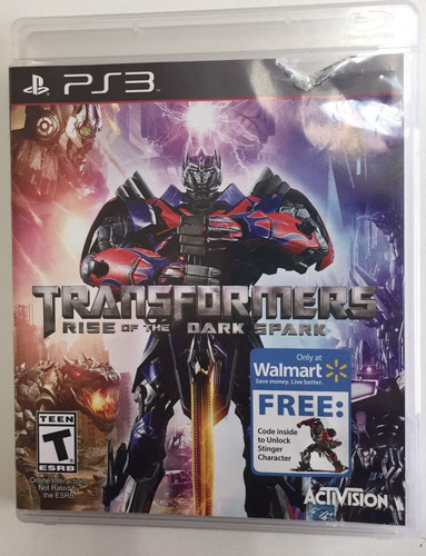 Transformers Rise Of The Dark Spark Ps3 Midia Física Origina