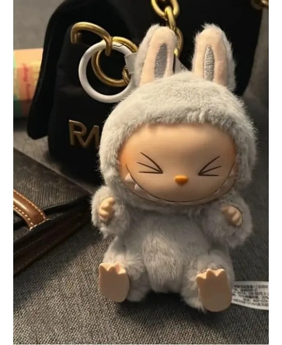 Ci 1 Piece Original Labubu Macaron Sentado Vinilo Muñecas/