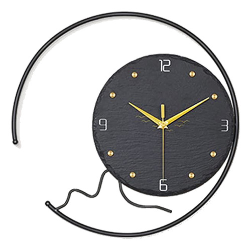 Reloj De Pared Grande Para Decoración De Sala De Estar, Negr