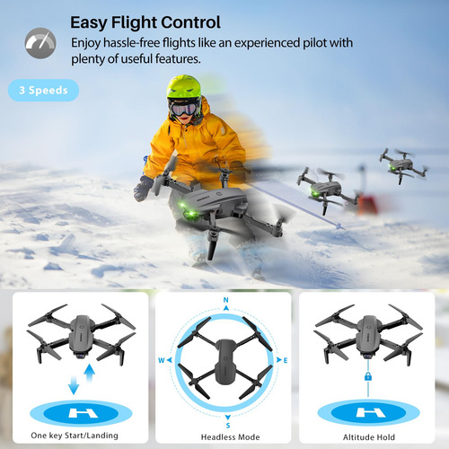 Drone Simrex X800 Con Cámara 1080p Fpv 2 Baterías