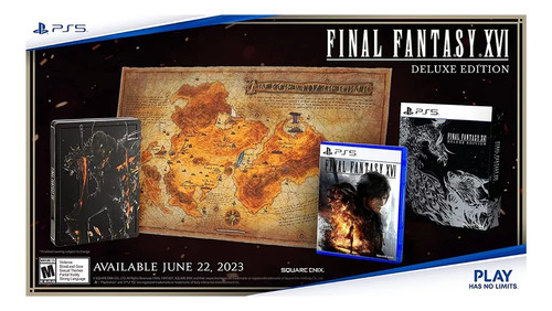 Final Fantasy Xvi Deluxe Edition Nuevo Fisico Sellado Ps5