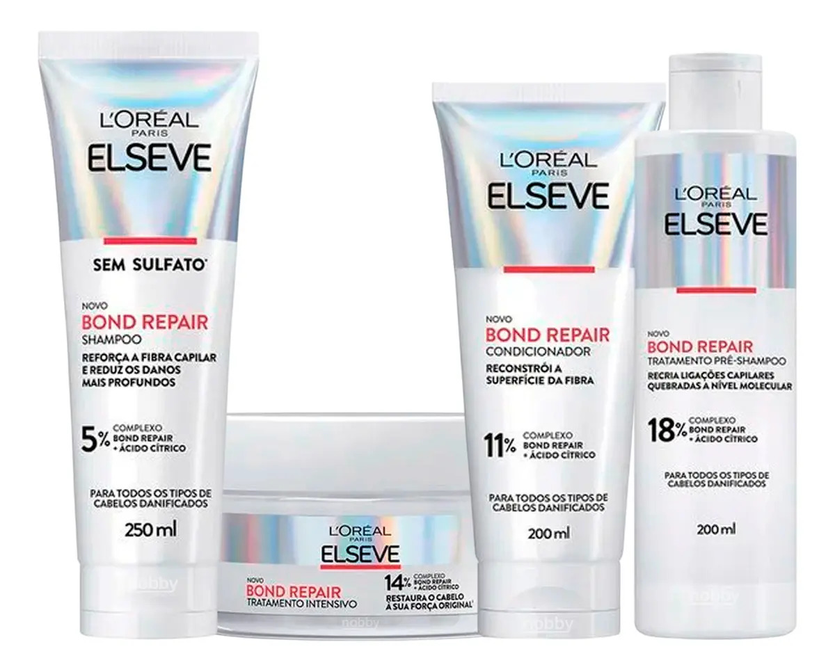 Kit Tratamento Bond Repair Reconstrução Elseve Loreal Paris