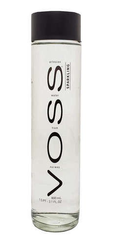 Água Mineral Natural Voss Com Gás 800ml