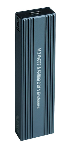 Imagen 6 de 6 de Estuche Para Disco Duro Móvil M.2 Nvme Y Sata Dual Protocol