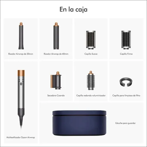 Multiestilizador Dy40071801 Airwrap Complete Long Dyson Niquel