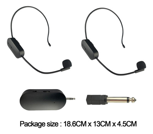 Auriculares Con Micrófono Para Guía 2 Micrófonos
