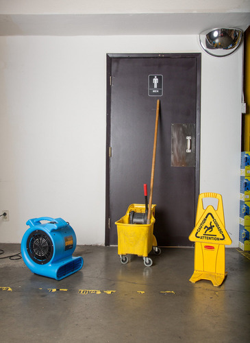Ventilador De Piso Para Secado De Moquetas Profesional Azul