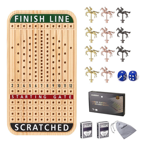 Juego De Mesa De Carreras De Caballos De 16 Pulgadas, Juegos