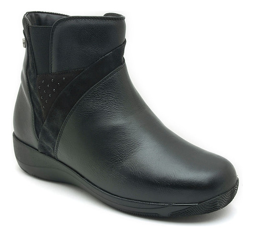 Botas 9090 3.5 Cm Maximo Confort Ancho Doble Espolón Calcáne